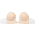 BYE-BRA - SUTI SEM ALAS EN U BEIGE COPO D