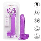 CALEXOTICS - DILDO QUEEN TAMANHO ROXO 20.3 CM