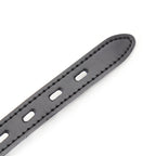 OHMAMA FETISH - GAG DE BOLA DE SILICONE COM CINTO DE COURO (CADEADO INCLUÍDO)