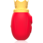 INTENSE - ESTIMULADOR DE CLITÓRIS 10 MODOS DE SUCÇÃO E LAMBER - VERMELHO