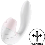 SATISFYER - ESTIMULADOR DE PULSO DE AR SUPERNOVA E VIBRAO BRANCO