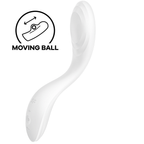 SATISFYER - VIBRADOR RRROLLING PLEASURE GSPOT BRANCO
