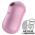 SATISFYER - ESTIMULADOR E VIBRADOR DE PULSO DE AR COTTON CANDY LILÁS