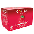 CONTROL - PRESERVATIVOS ADAPTA MORANGO 144 UNIDADES