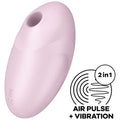 SATISFYER - ESTIMULADOR E VIBRADOR DE PULSO DE AR VULVA LOVER 3 ROSA