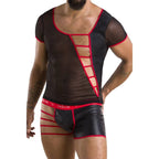 PASSION - 055 CONJUNTO MARCA PRETO L/XL