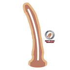GET REAL - DONG DUAL DENSIDADE PELE 23,5 CM