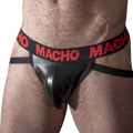 MACHO - MX25RC JOCK COURO VERMELHO M