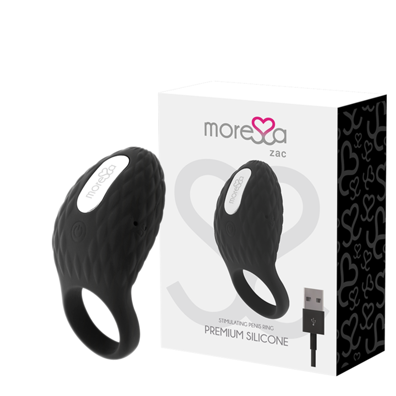 ANEL VIBRANTE RECARREGÁVEL MORESSA ZAC PREMIUM