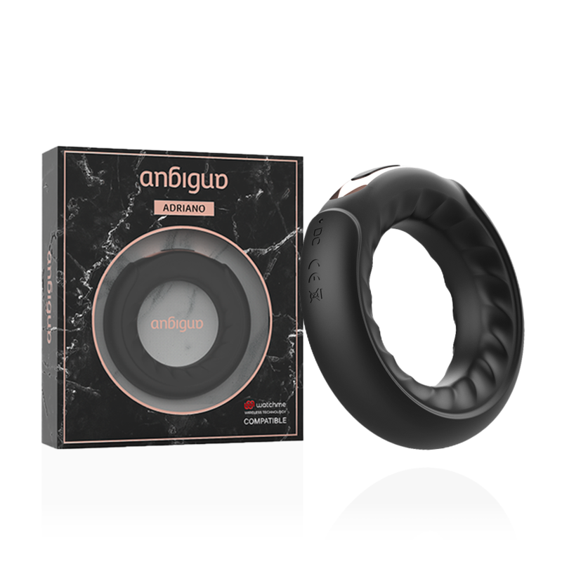 ANBIGUO - ADRIANO ANEL VIBRATÓRIO + CONTROLO REMOTO WATCHME