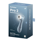 SATISFYER - ESTIMULADOR DE PULSO DE AR PRO 2 AZUL