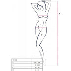 PASSION - BS100 BODYSTOCKING VERMELHO TAMANHO ÚNICO