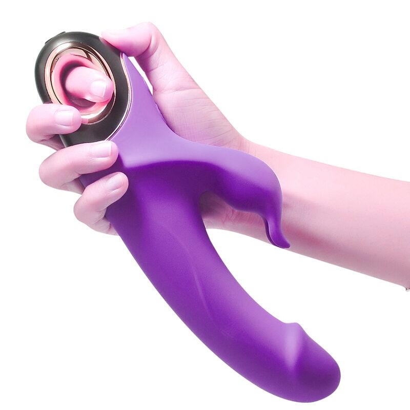 ARMONY - METEROR DILDO VIBRADOR COELHO ROXO
