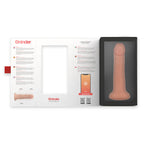 ONINDER - GRANDE VIBRADOR BOGOTÁ DILDO 9 VELOCIDADES NATURAL 22 CM -O- 4,5 CM - APLICATIVO GRATUITO