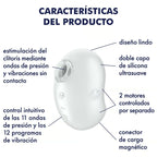 SATISFYER - CUTIE GHOST VIBRADOR LAY-ON BRANCO
