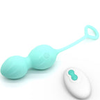 ARMONY - BLOSSOMS VAGINAL DUMBBELL VIBRAÇÃO CONTROLE REMOTO 10 VIBRAÇÕES VERDE