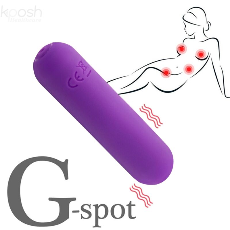 ARMONY - SPLASH JOLINE VIBRADOR BALA SILICONE CONTROLE REMOTO 10 VIBRAÇÕES 6.5 X 1.5 CM ROXO