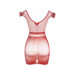 SUBBLIME - 951924 VESTIDO CURTO DE CROCHÊ VERMELHO GRILL TAMANHO ÚNICO
