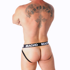 MACHO - MX26X1 JOCK GRID BRANCO M