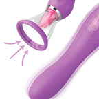 FANTASY FOR HER - MANGUEIRA DE SUCÇÃO MAX PLEASURE COM LÍNGUA ESTIMULANTE ROXA