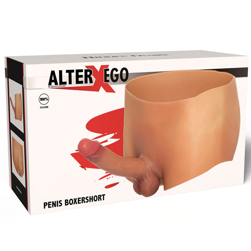 DESEJO OCULTO - BOXER ALTER EGO COM PÊNIS 18 CM TAMANHO P/M