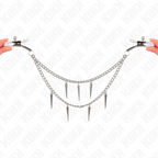 KINK - PINÇAS PARA BICOS COM CORRENTES DE PONTOS 30 CM