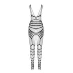 PASSION - BS 102 BODYSTOCKING BRANCO TAMANHO ÚNICO