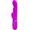 PRETTY LOVE - SHANIA TRIPLE RABBIT VIBRADOR MULTIFUNCIONAL ROSA