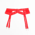 SUBBLIME - 955250 SUTIÃ BONDAGE VERMELHO COM CONJUNTO DE LIGA S/M