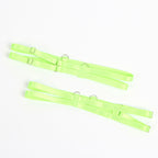 SUBBLIME - 955311 CONJUNTO DE SUTIÃ COM RENDA E LIGAS VERDE E AZUL S/M