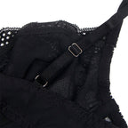 SUBBLIME - 955618 BODYSUIT DE RENDA COM FECHO DE BAIXO PRETO S/M