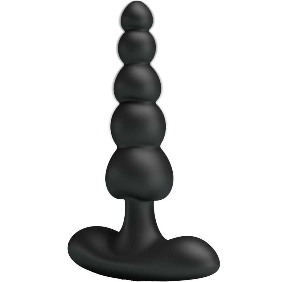 PRETTY LOVE - VIBRADOR ANAL CORBAN 10 VIBRAÇÕES PRETO