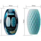 PRETTY LOVE - MASTURBADOR MASCULINO SILICONE ATHENA EROS AZUL CÉU