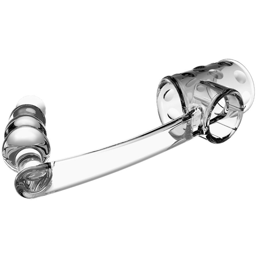 PRETTY LOVE - MANGA PARA PÊNIS COM PLUG ANAL TRANSPARENTE