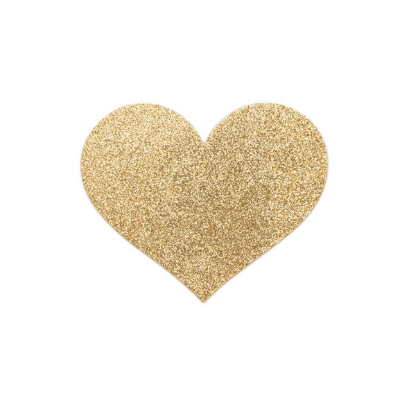 BIJOUX INDISCRETS - FLASH GOLDEN HEART NIPPLE COVERS
