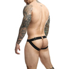 MOB - DNGEON VERMELHO JOCKSTRAP COM CORRENTES TAMANHO ÚNICO