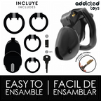 ADDICTED TOYS LOCKED - GAIOLA PENIANA MINDNIGHT CELL TAMANHO S