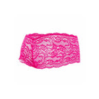 MOB - BOXER DE RENDA ROSA TAMANHO P/M