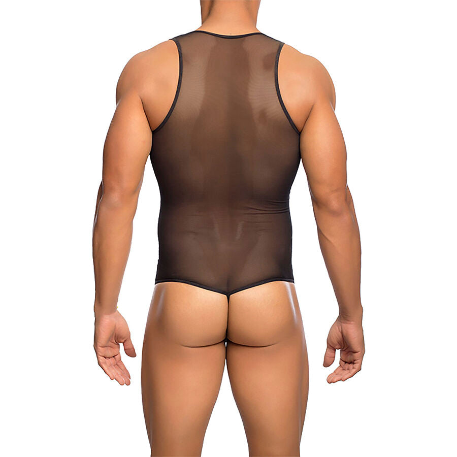 MOB - BODYSHEER PRETO TRANSPARENTE TAMANHO P/M