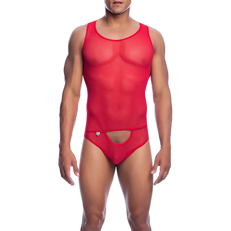 MOB - VERMELHO TRANSPARENTE BODYSHEER TAMANHO P/M