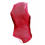 MOB - VERMELHO TRANSPARENTE BODYSHEER TAMANHO P/M