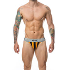 MOB - CALÇA CLASSIC JOCK STRIPE LARANJA TAMANHO P