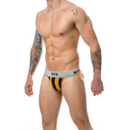 MOB - CALÇA CLASSIC JOCK STRIPE LARANJA TAMANHO P