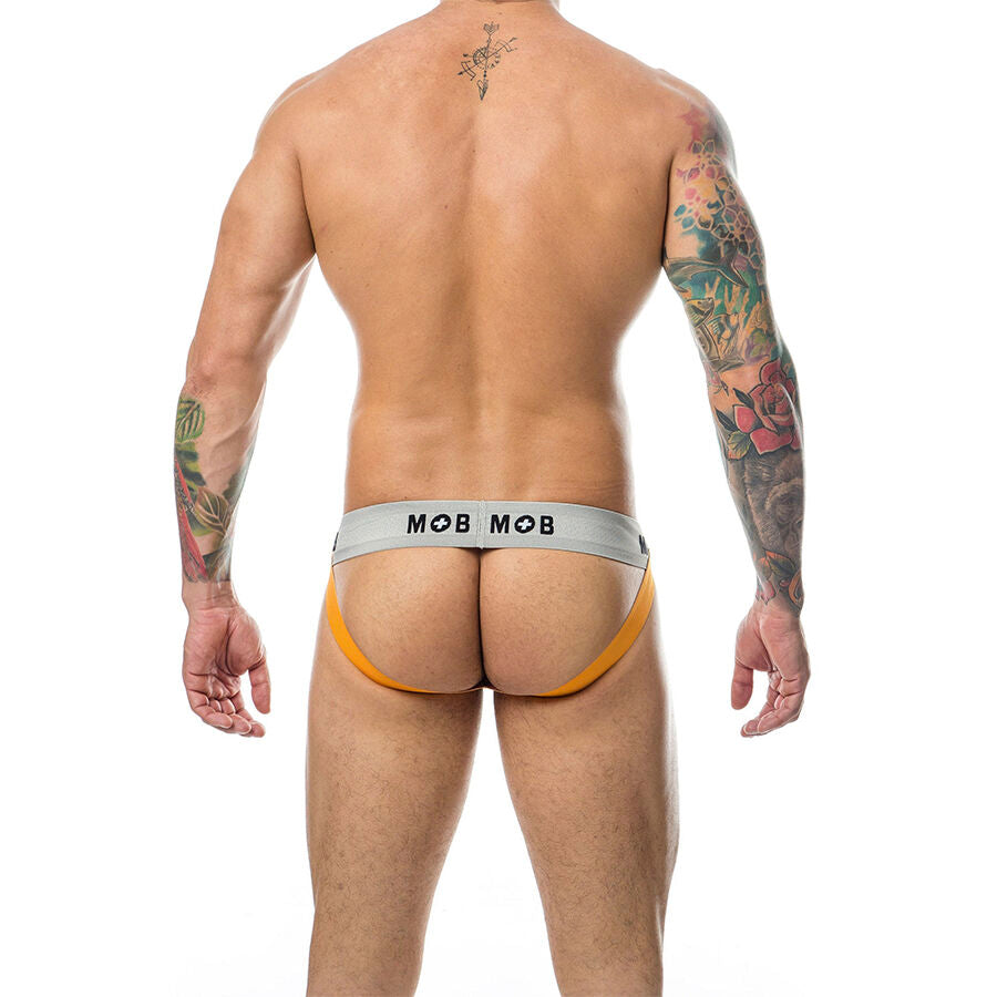 MOB - CALÇA CLASSIC JOCK STRIPE LARANJA TAMANHO G