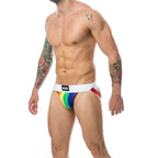 MOB - CALÇA CLASSIC JOCK STRIPE RAINBOW TAMANHO P