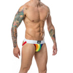 MOB - CALÇA CLASSIC JOCK STRIPE RAINBOW TAMANHO G