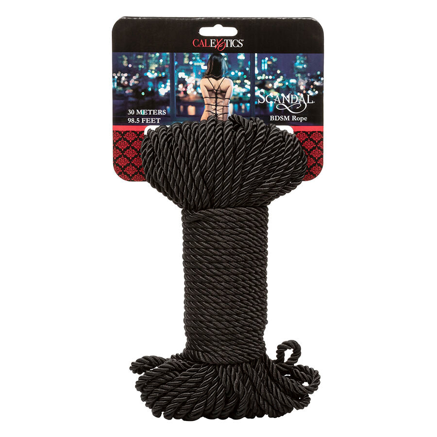 CALEXOTICS - SCANDAL CORDA BDSM PRETA 30 M