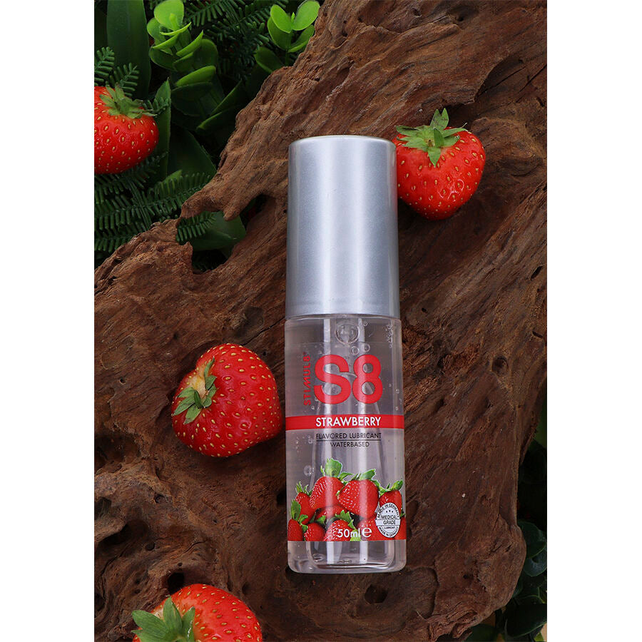 STIMUL8 - LUBRIFICANTE S8 MORANGO 50 ML