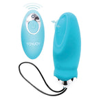 TOYJOY - FELICIDADE, EU ESTOU TÃO EXCITADO VIBRADOR COM CONTROLE REMOTO AZUL