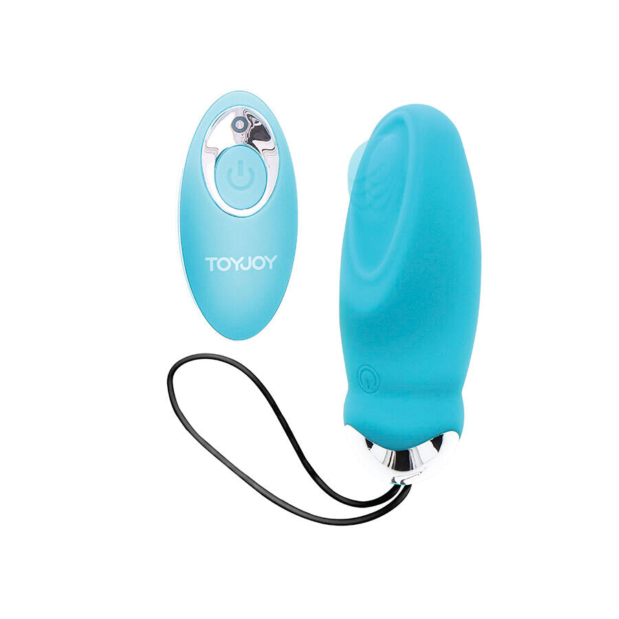TOYJOY - FELICIDADE, EU ESTOU TÃO EXCITADO VIBRADOR COM CONTROLE REMOTO AZUL